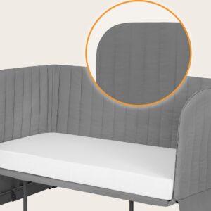 Lionelo THOMI PLUS ceļojumu gulta krāsa GREY CONCRETE