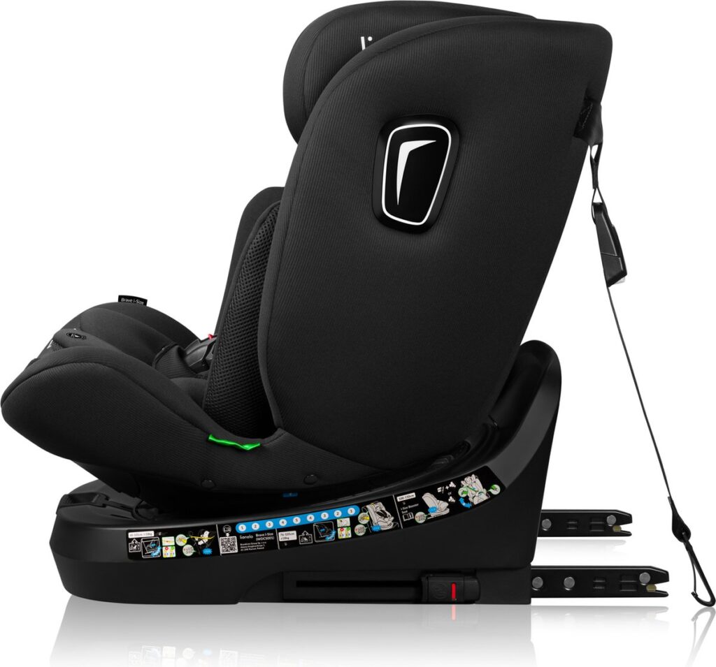 Lionelo Brave I-Size autokrēsliņš bērniem 40-150cm krāsa Black Carbon