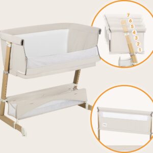 Lionelo THOMI PLUS ceļojumu gulta krāsa BEIGE SAND