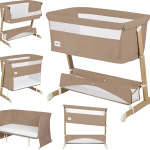 Lionelo THOMI PLUS ceļojumu gulta krāsa BEIGE CARMEL