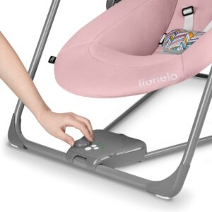 Lionelo OTTO mazuļu šūpuļkrēsliņš krāsa PINK BABY