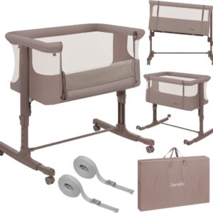 Lionelo AURORA mazuļu gultiņa krāsa Beige Taupe