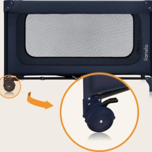 Lionelo JASMIN EASY FOLD ceļojumu gulta krāsa BLUE NAVY