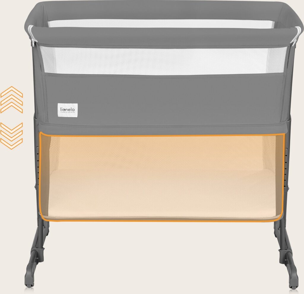 Lionelo THOMI PLUS ceļojumu gulta krāsa GREY CONCRETE
