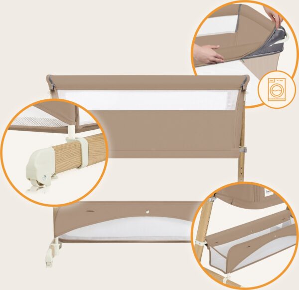 Autokreslini.lv | THOMI PLUS ceļojumu gulta krāsa BEIGE CARMEL bilde #17