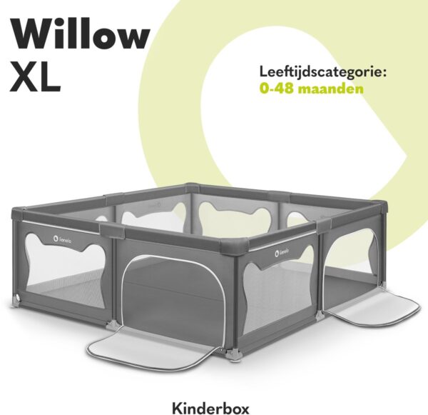 Autokreslini.lv | WILLOW XL rotaļu manēža 207x187cm krāsa GREY CONCRETE bilde #3