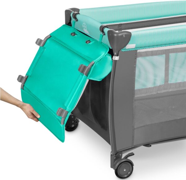 Autokreslini.lv | SVEN PLUS ceļojumu gulta krāsa TURQUOISE/GREY bilde #5