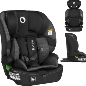 Lionelo Billy I-Size autokrēsliņš bērniem 76-150cm krāsa Black Grey