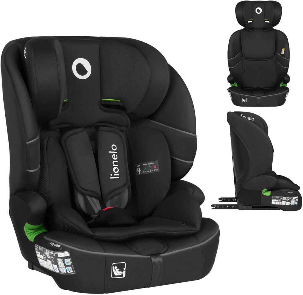 Lionelo Billy I-Size autokrēsliņš bērniem 76-150cm krāsa Black Carbon
