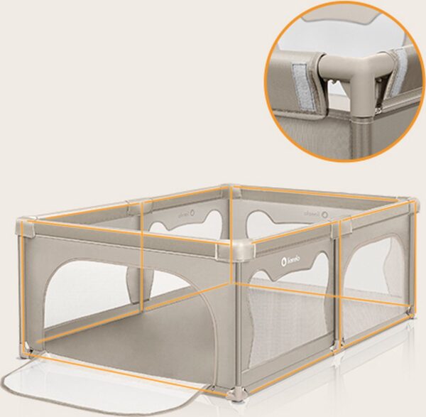 Autokreslini.lv | WILLOW rotaļu manēža 187x127cm krāsa BEIGE SAND bilde #19