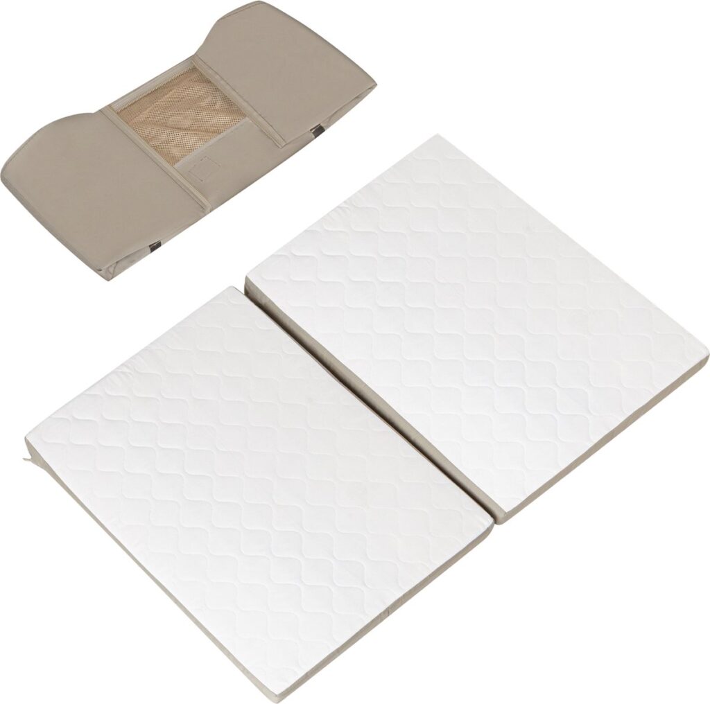 Lionelo ALICE bērnu ceļojumu gulta krāsa BEIGE OLIVE