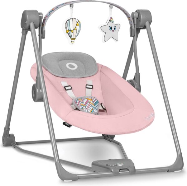 Autokreslini.lv | OTTO mazuļu šūpuļkrēsliņš krāsa PINK BABY bilde #29