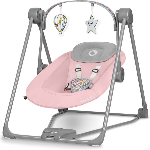 Autokreslini.lv | OTTO mazuļu šūpuļkrēsliņš krāsa PINK BABY bilde #1