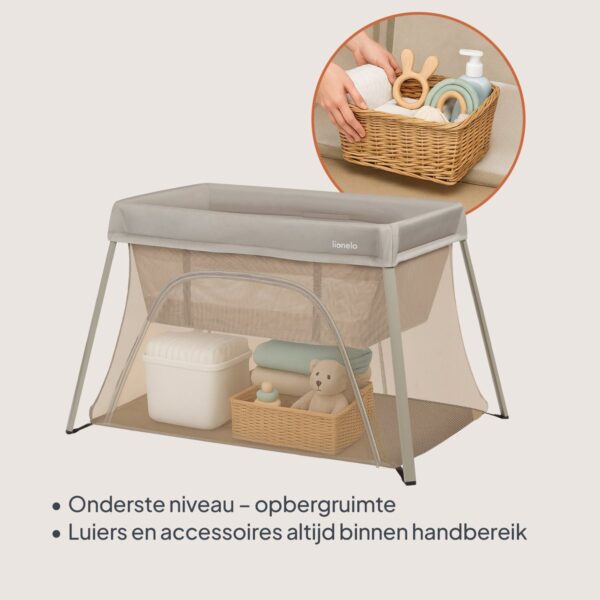 Autokreslini.lv | ALICE bērnu ceļojumu gulta krāsa BEIGE OLIVE bilde #31