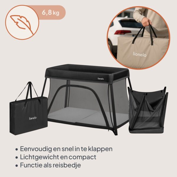 Autokreslini.lv | ALICE bērnu ceļojumu gulta krāsa BLACK bilde #25