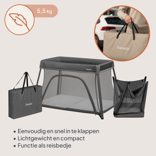 Autokreslini.lv | ALICE bērnu ceļojumu gulta krāsa GREY bilde #29