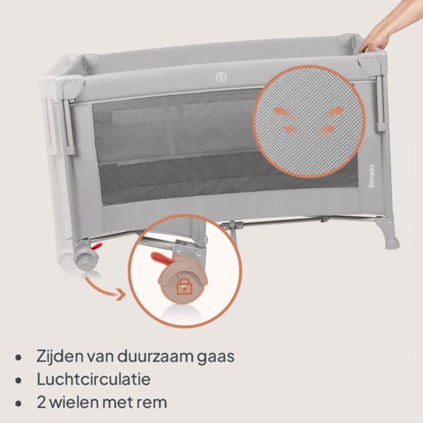 Autokreslini.lv | ELLEN bērnu ceļojumu gulta krāsa GREY CONCRETE bilde #5