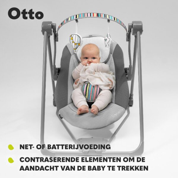 Autokreslini.lv | OTTO mazuļu šūpuļkrēsliņš krāsa PINK BABY bilde #35