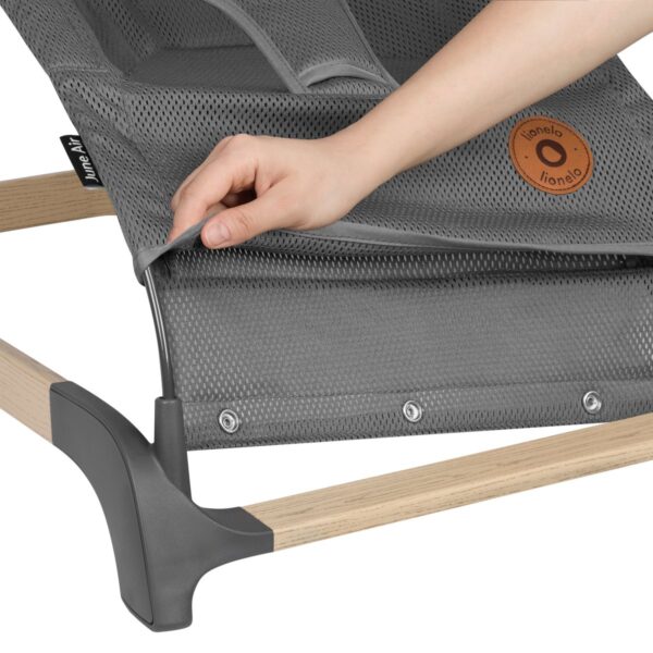 Autokreslini.lv | JUNE AIR mazuļu šūpuļkrēsliņš krāsa GREY GRAPHITE bilde #11