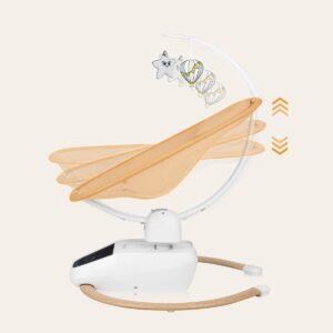 Lionelo OLIVIA mazuļu šūpuļkrēsliņš krāsa BEIGE NATURAL