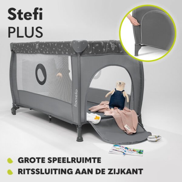 Autokreslini.lv | STEFI PLUS ceļojumu gulta krāsa GREY WHITE bilde #37
