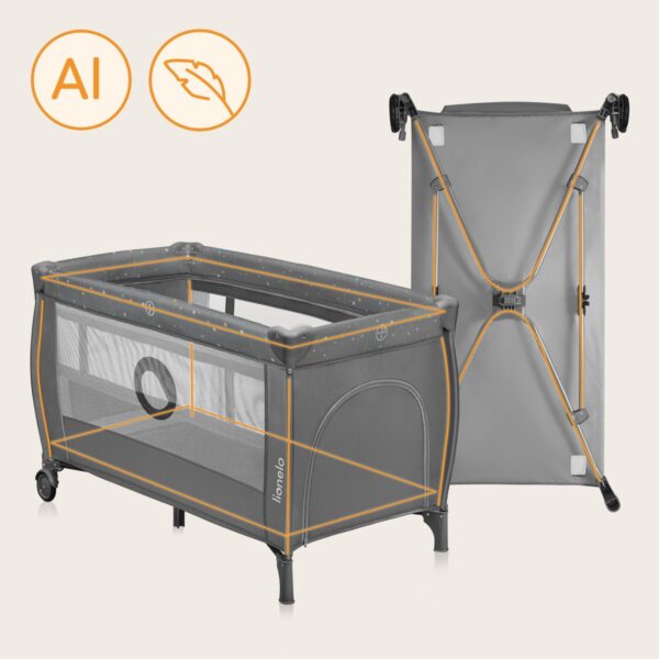 Autokreslini.lv | STEFI PLUS ceļojumu gulta krāsa GREY MULTICOLOR bilde #9