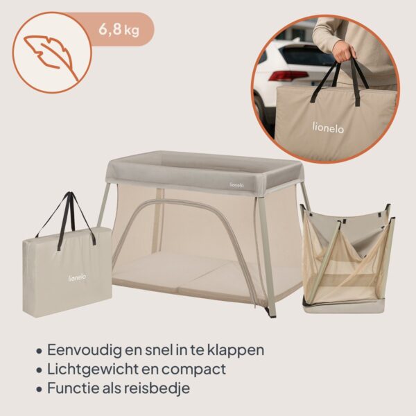 Autokreslini.lv | ALICE bērnu ceļojumu gulta krāsa BEIGE OLIVE bilde #29