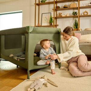 Lionelo JASMIN EASY FOLD ceļojumu gulta krāsa BEIGE SAND