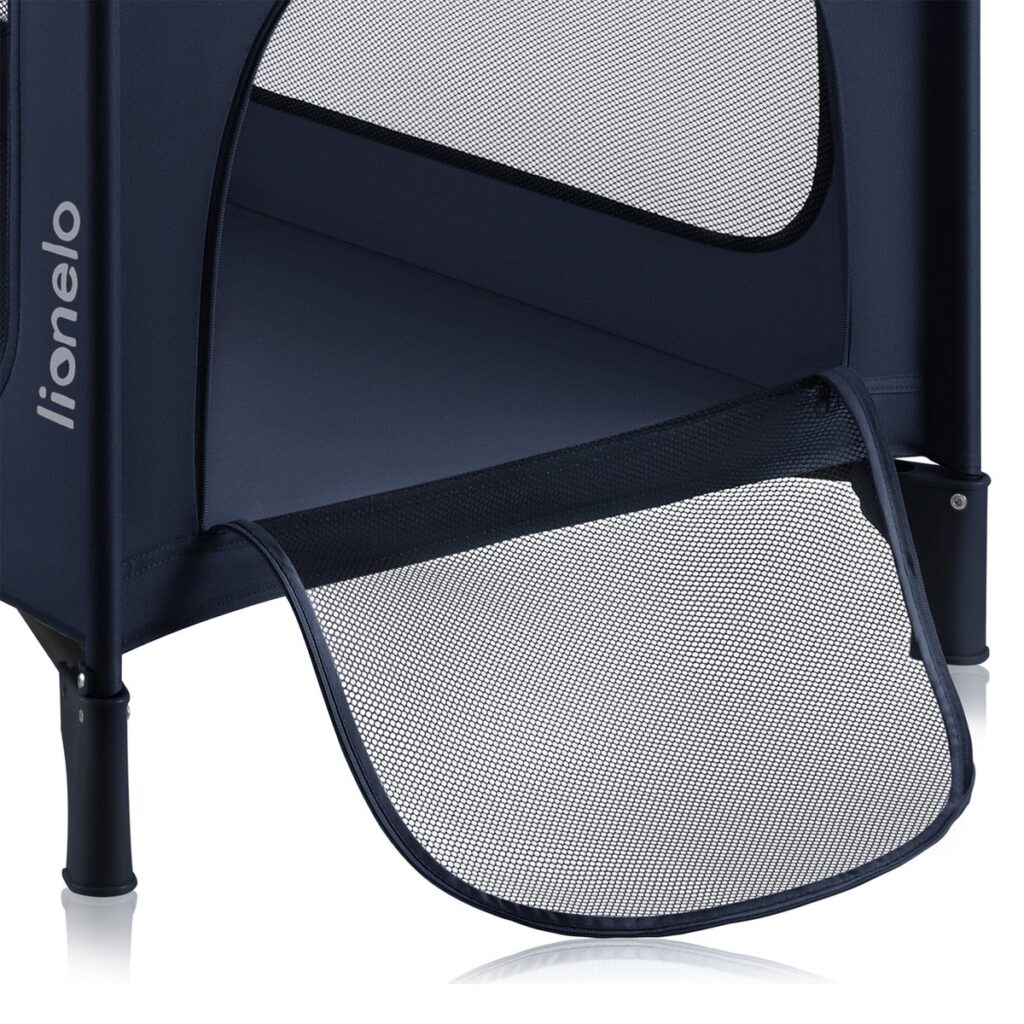 Lionelo JASMIN EASY FOLD ceļojumu gulta krāsa BLUE NAVY