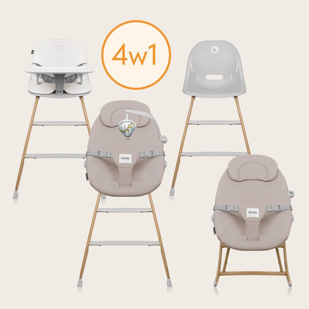 Lionelo DALIA SET barošanas krēsliņa komplekts krāsa GREY STONE NATURAL