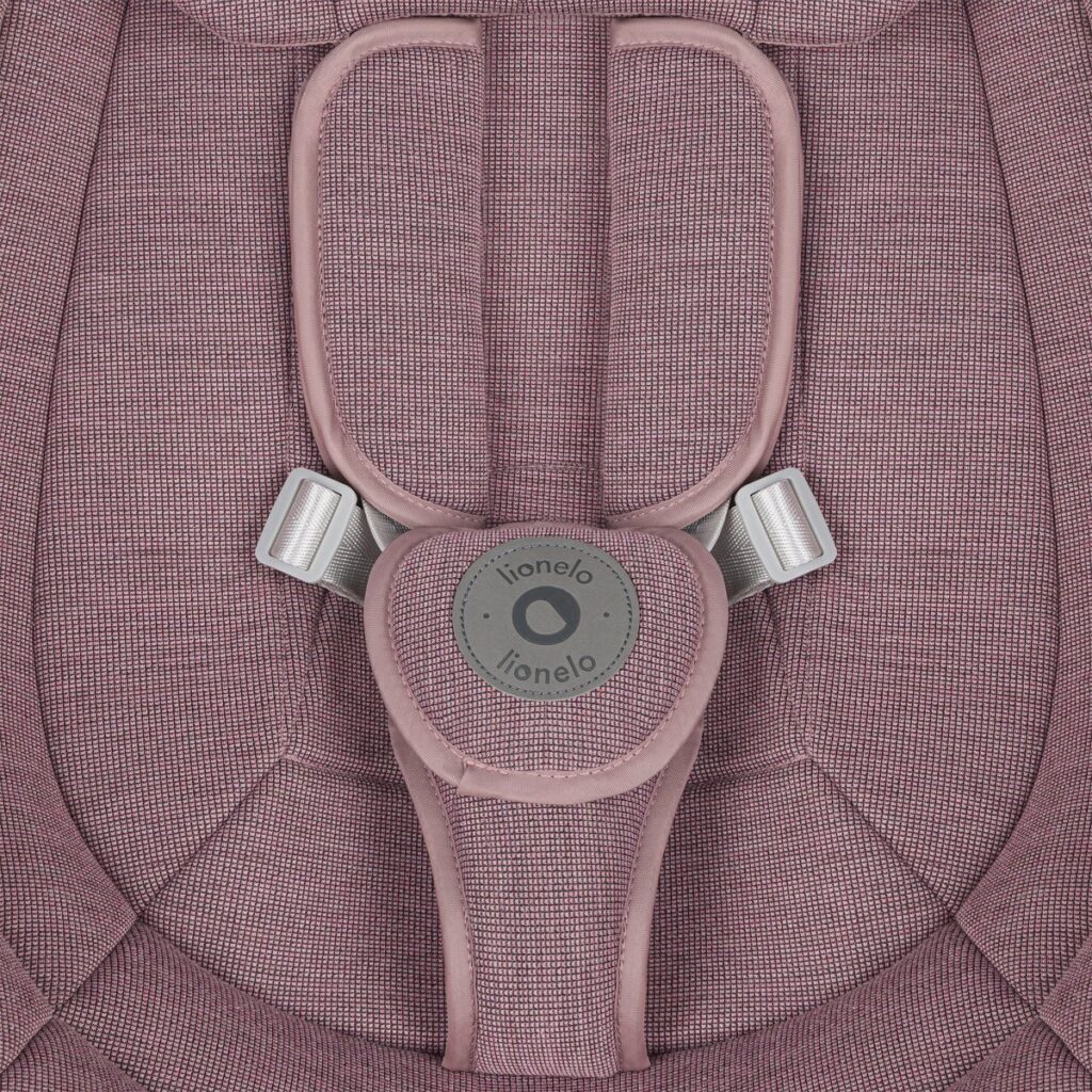 Lionelo BLOSSOM mazuļu šūpuļkrēsliņš krāsa PINK MAUVE