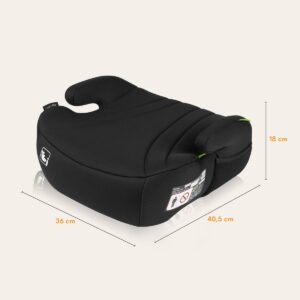 Lionelo Luuk I-Size auto paliktnis bērniem 125-150cm krāsa Black