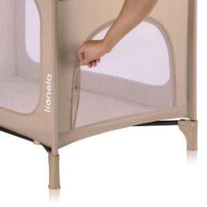 Lionelo JASMIN EASY FOLD ceļojumu gulta krāsa BEIGE SAND