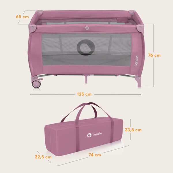 Autokreslini.lv | STEFI PLUS ceļojumu gulta krāsa PINK MAGNOLIA bilde #17