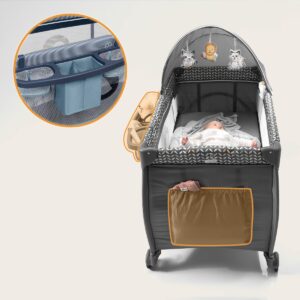 Lionelo SVEN PLUS ceļojumu gulta krāsa BLUE NAVY