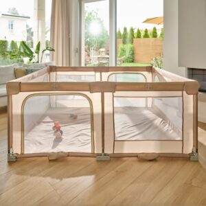 Lionelo FLORENCE viegli salokāma rotaļu manēža krāsa BEIGE SAND