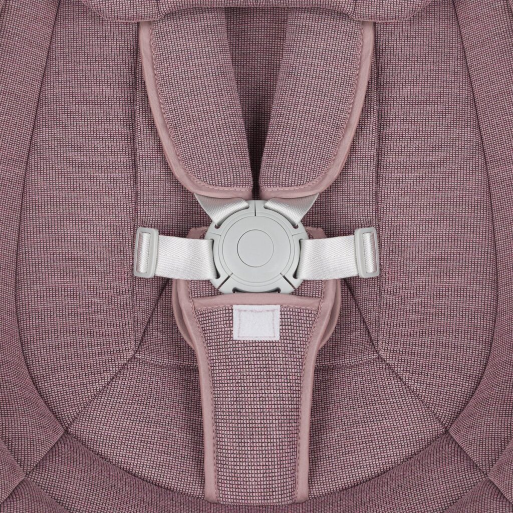 Lionelo BLOSSOM mazuļu šūpuļkrēsliņš krāsa PINK MAUVE