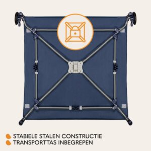 Lionelo BONNIE rotaļu manēža krāsa BLUE NAVY