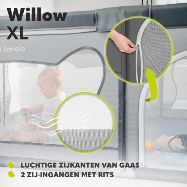 Autokreslini.lv | WILLOW XL rotaļu manēža 207x187cm krāsa GREY CONCRETE bilde #7