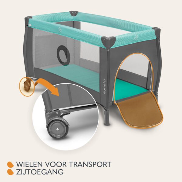 Autokreslini.lv | SVEN PLUS ceļojumu gulta krāsa TURQUOISE/GREY bilde #31