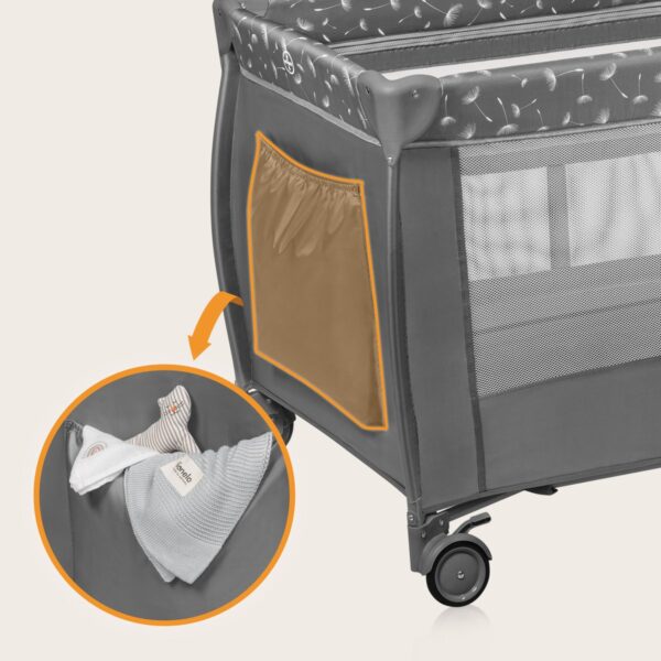 Autokreslini.lv | STEFI PLUS ceļojumu gulta krāsa GREY WHITE bilde #17
