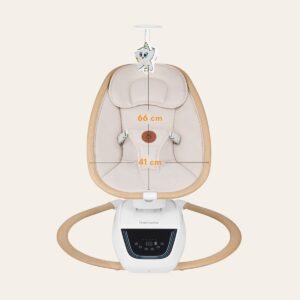 Lionelo OLIVIA mazuļu šūpuļkrēsliņš krāsa BEIGE NATURAL