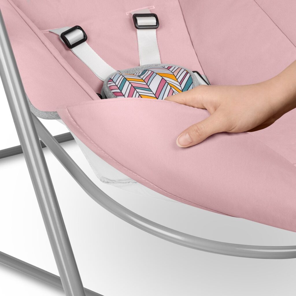 Lionelo OTTO mazuļu šūpuļkrēsliņš krāsa PINK BABY