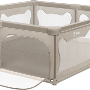 Lionelo WILLOW XL rotaļu manēža 207x187cm krāsa BEIGE SAND