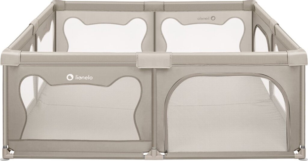 Lionelo WILLOW XL rotaļu manēža 207x187cm krāsa BEIGE SAND