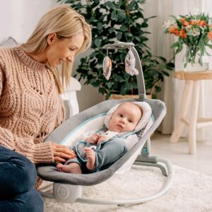 Lionelo PASCAL mazuļu šūpuļkrēsliņš krāsa GREY SCANDI