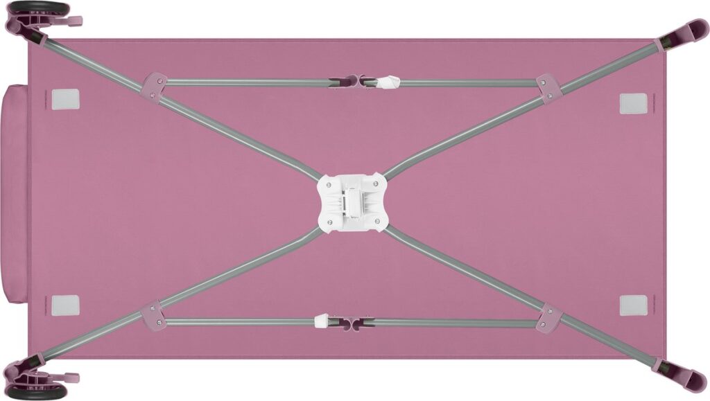 Lionelo STEFI PLUS ceļojumu gulta krāsa PINK MAGNOLIA