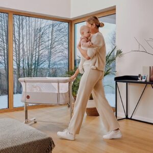 Lionelo AURORA mazuļu gultiņa krāsa BEIGE CAPPUCCINO