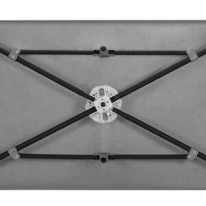 Lionelo JASMIN EASY FOLD ceļojumu gulta krāsa GREY STONE