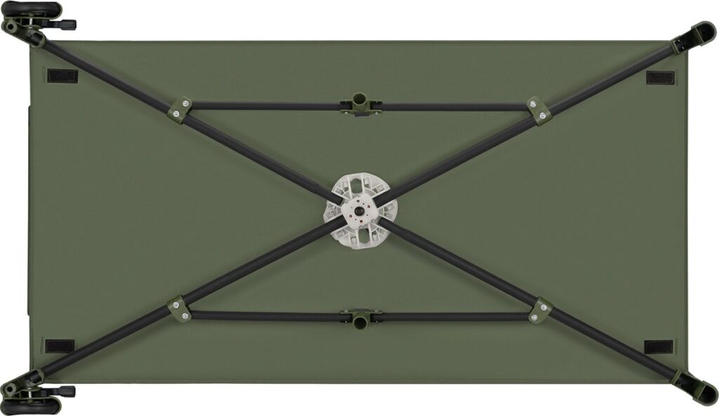 Lionelo JASMIN EASY FOLD ceļojumu gulta krāsa GREEN OLIVE